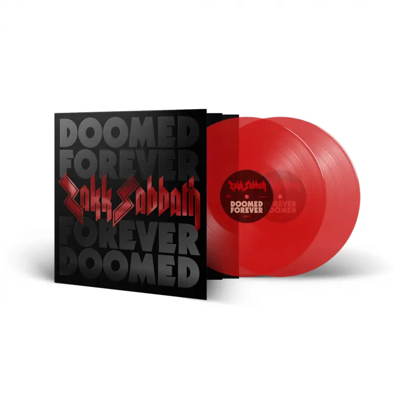 ZAKK SABBATH · Doomed Forever Forever Doomed | TRANSPARENT RED 2LP ZAKK SABBATH · Doomed Forever Forever Doomed | TRANSPARENT RED 2LP (Doom Metal Vinyl)