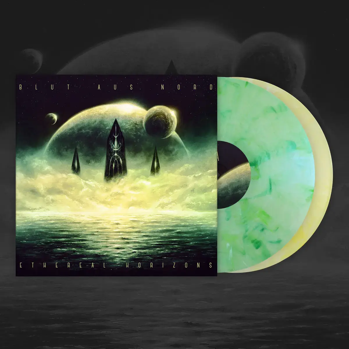 BLUT AUS NORD - Ethereal Horizons · GREEN/YELLOW MARBLED 2LP BLUT AUS NORD - Ethereal Horizons · GREEN/YELLOW MARBLED 2LP (Black Metal Vinyl)
