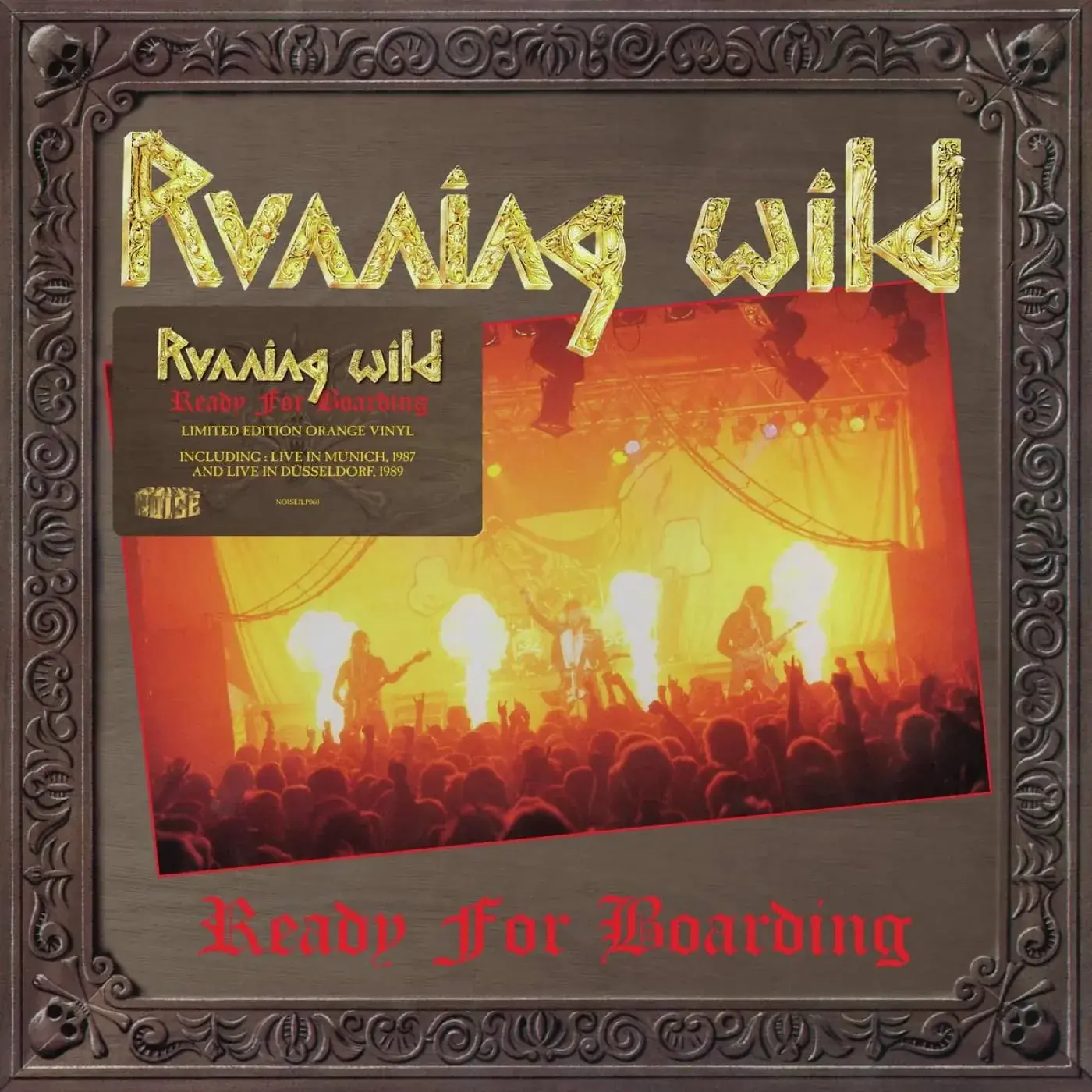 RUNNING WILD · Ready For Boarding | ORANGE DLP (Heavy Metal Vinyl) · Picture 1