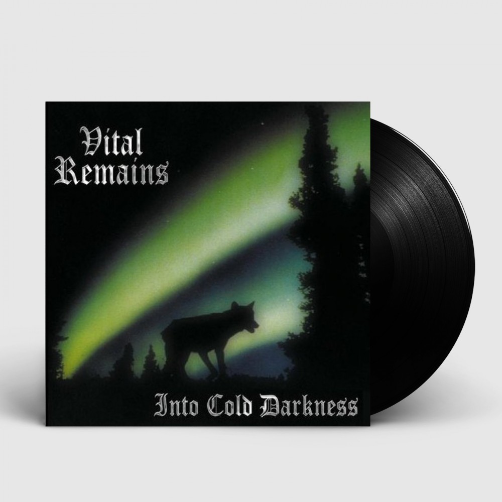 VITAL REMAINS · Into Cold Darkness | BLACK LP (Death Metal Vinyl)