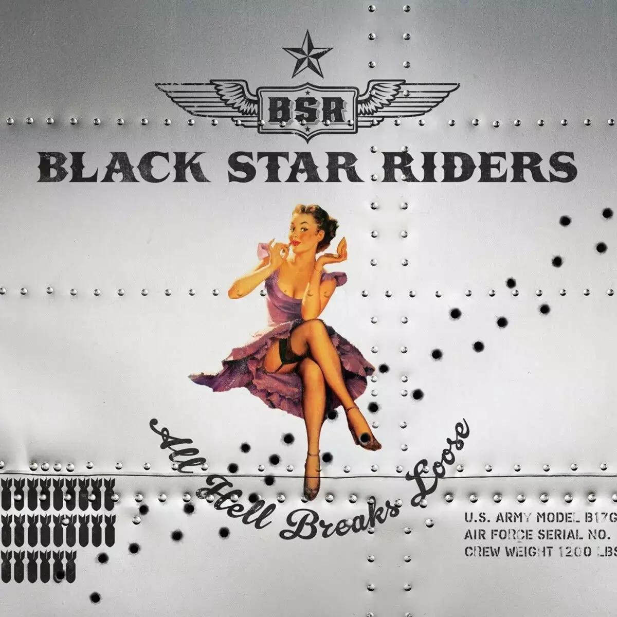 BLACK STAR RIDERS · All Hell Breaks Loose | ORANGE 2LP · Picture 1 BLACK STAR RIDERS · All Hell Breaks Loose | ORANGE 2LP (Hard Rock Vinyl) · Picture 1