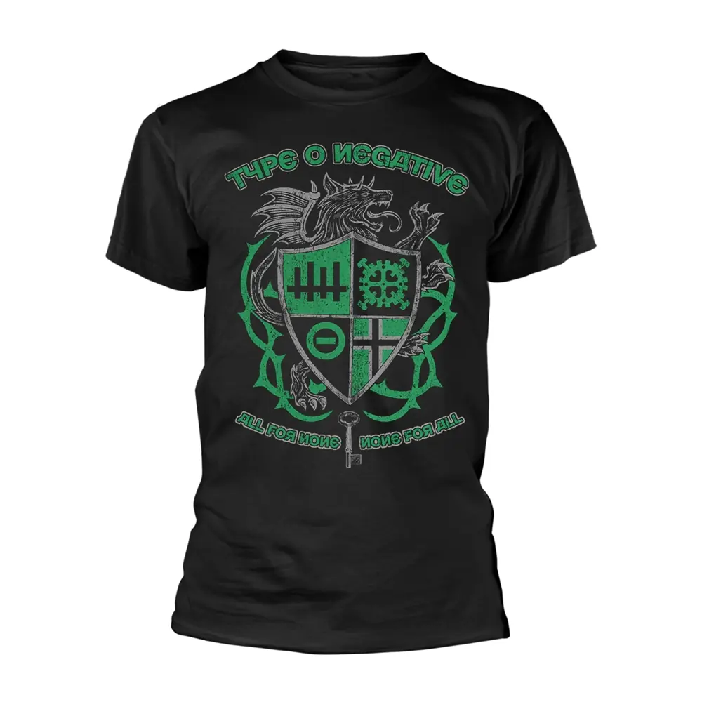 TYPE O NEGATIVE · Wolf Crest | T-SHIRT (Gothic Metal Clothes)
