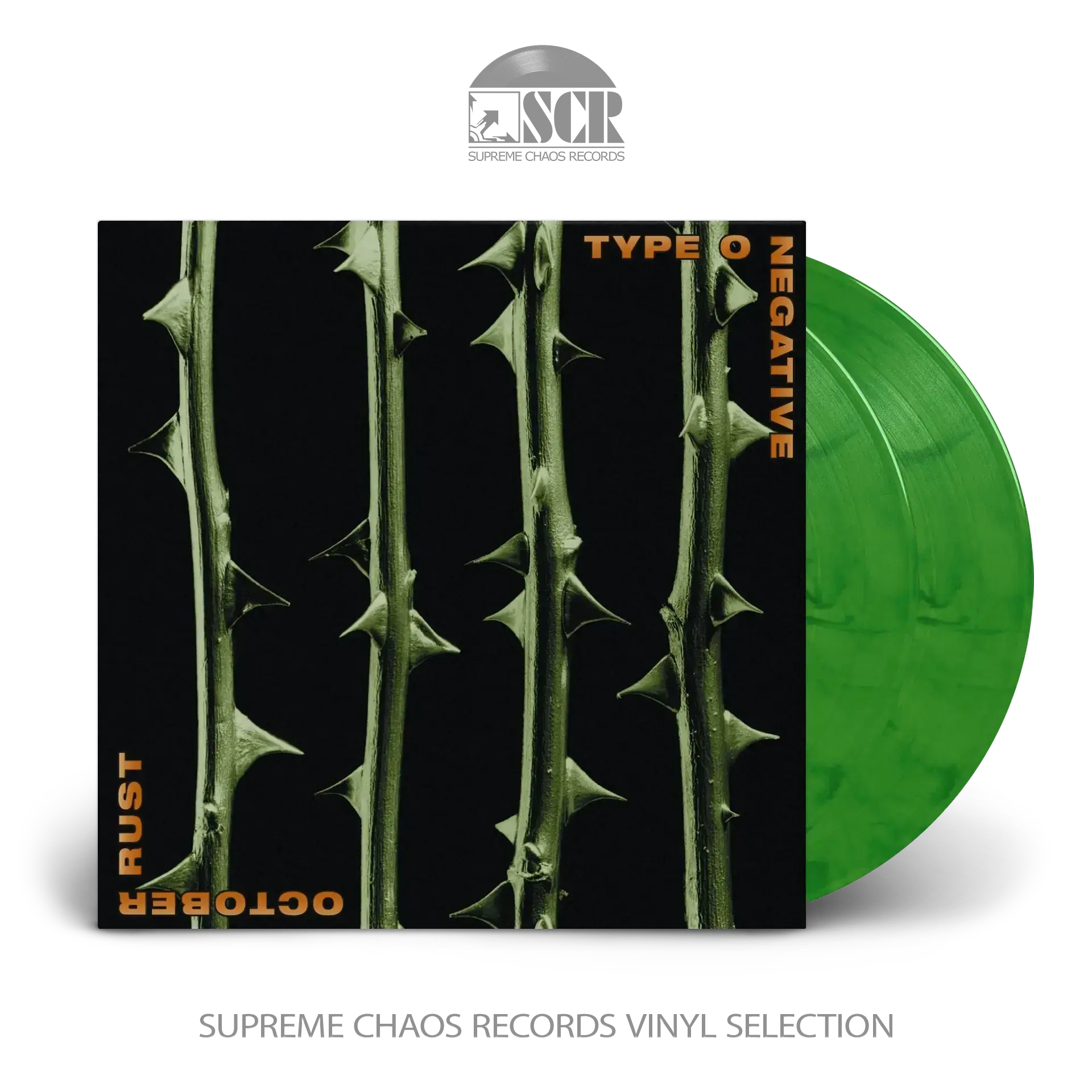 TYPE O NEGATIVE - October Rust · GREEN/BLACK MARBLED 2LP | Vinyl record