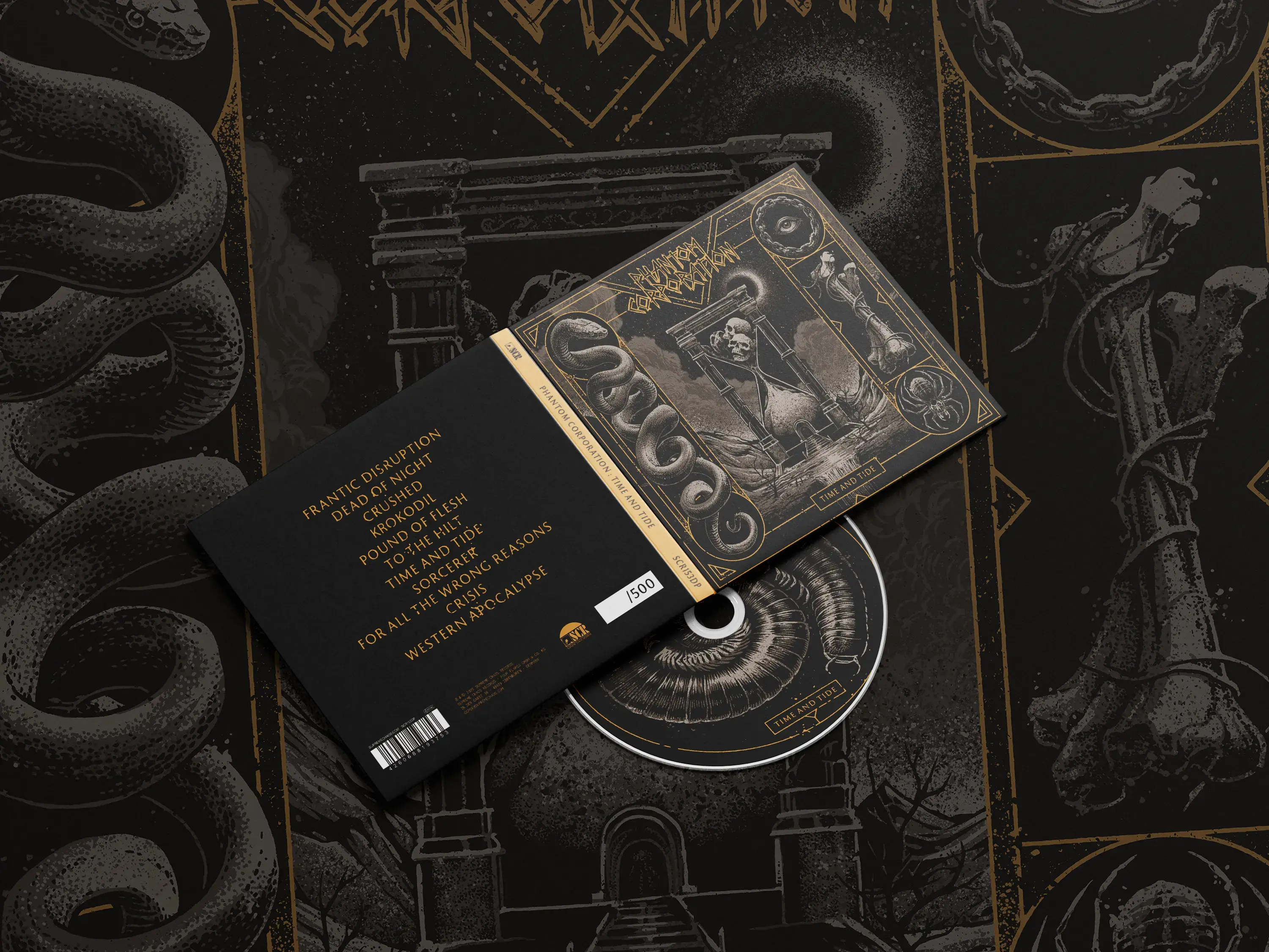 PHANTOM CORPORATION - Time And Tide · DIGIPAK CD · Picture 3 PHANTOM CORPORATION - Time And Tide · DIGIPAK CD (Thrash Metal/D-Beat/Death Metal CDs) · Picture 3