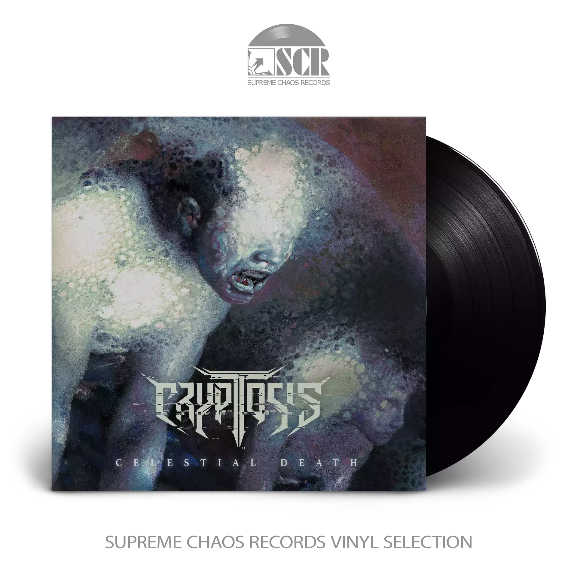 CRYPTOSIS · Celestial Death | BLACK LP CRYPTOSIS · Celestial Death | BLACK LP (Death Metal Vinyl)