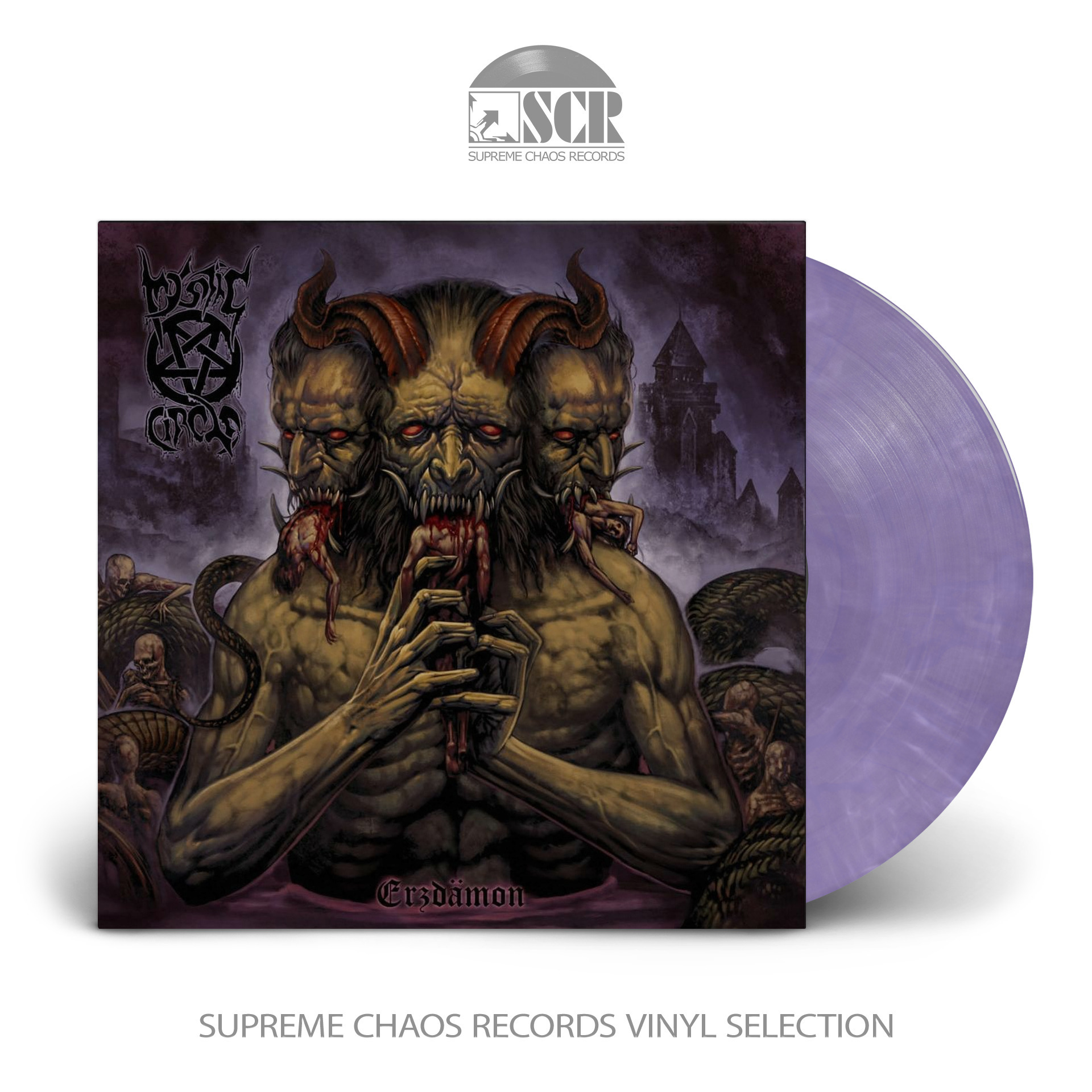 MYSTIC CIRCLE · Erzdämon | CLEAR/PURPLE LP (Black Metal Vinyl)