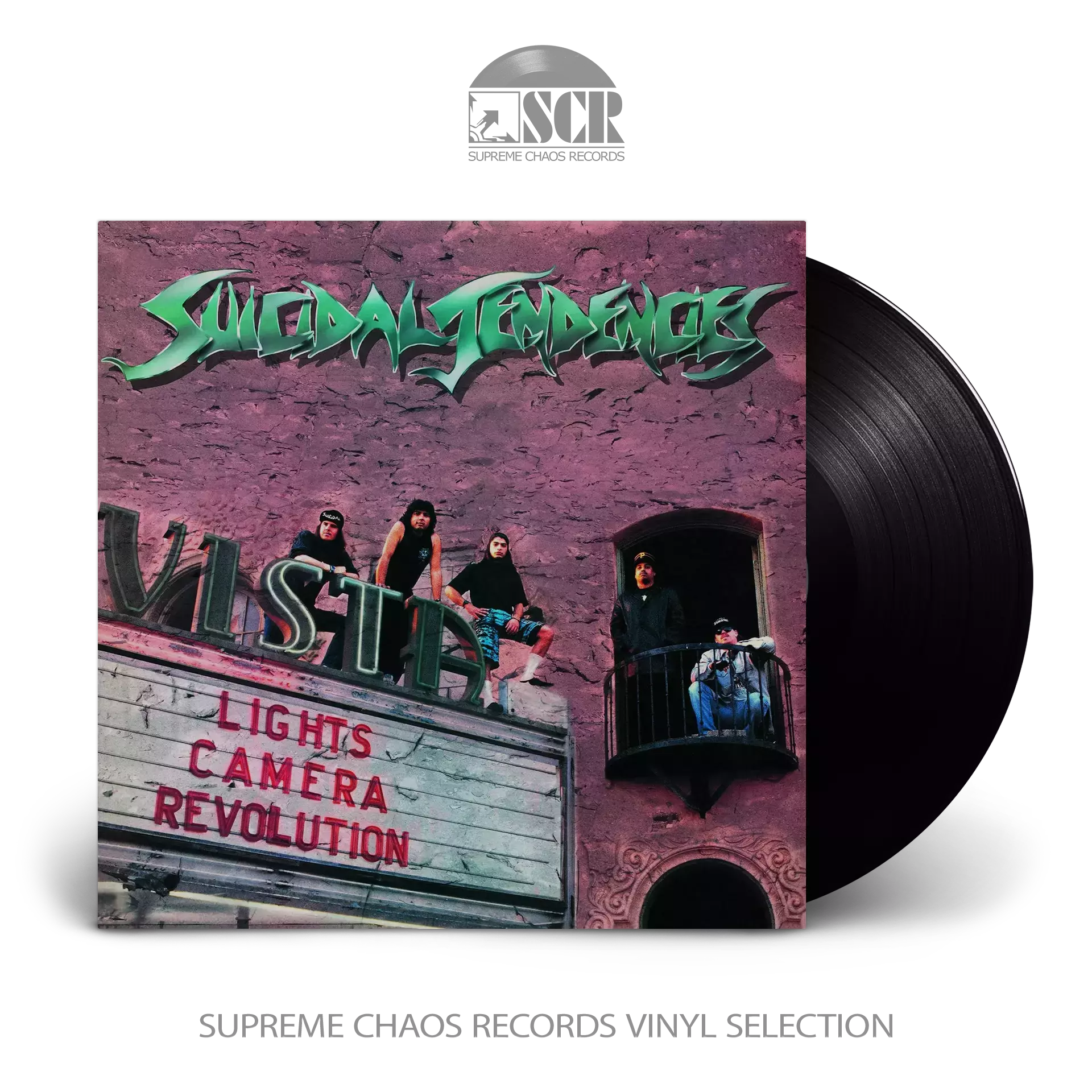 SUICIDAL TENDENCIES - Lights Camera Revolution · BLACK LP (Hardcore Punk Vinyl)