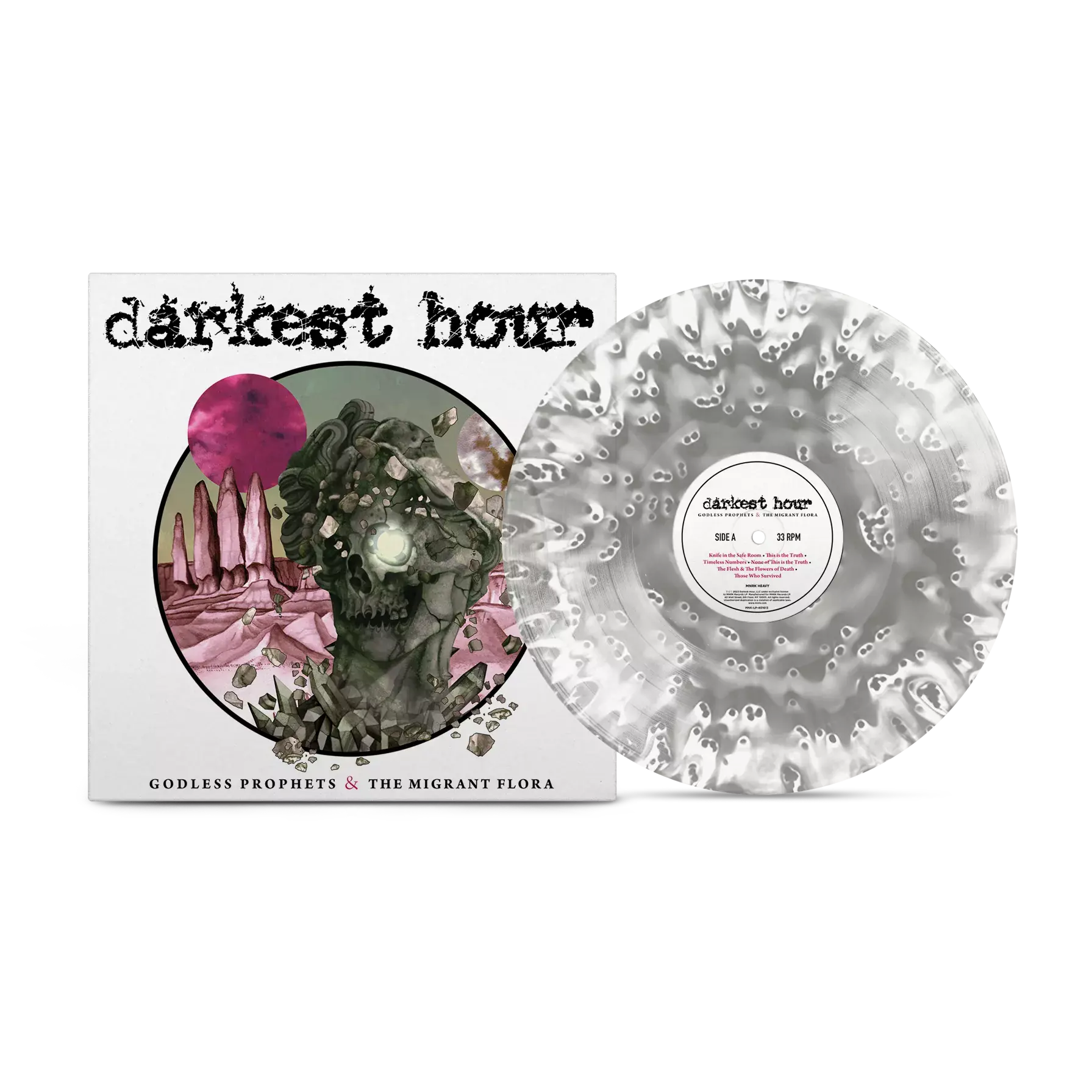 DARKEST HOUR · Godless Prophets & The Migrant Flora | GHOST GREY LP (Melodic Death Metal Vinyl)