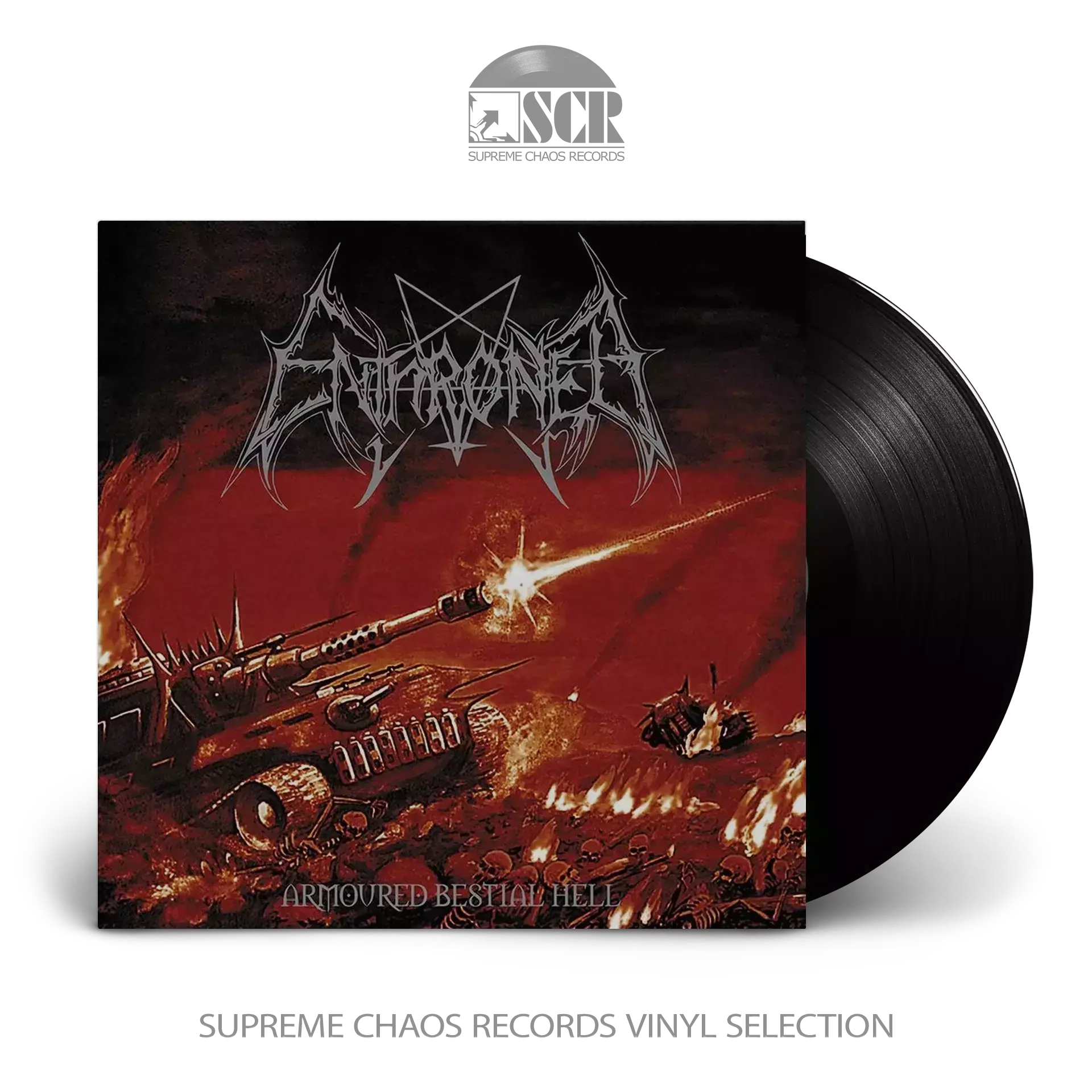 ENTHRONED · Armoured Bestial Hell | BLACK ENTHRONED · Armoured Bestial Hell | BLACK (Black Metal Vinyl)