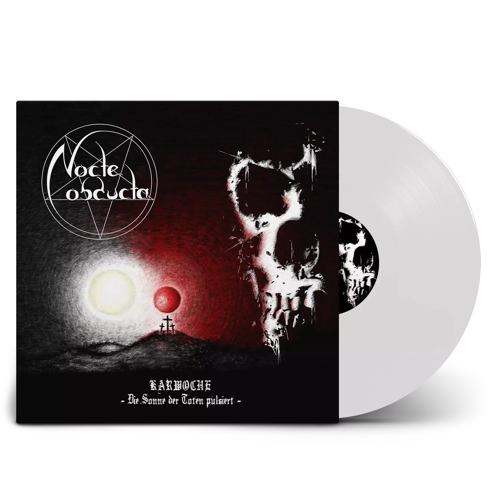 NOCTE OBDUCTA - Karwoche – Die Sonne der Toten pulsiert · WHITE LP NOCTE OBDUCTA - Karwoche – Die Sonne der Toten pulsiert · WHITE LP (Black Metal Vinyl)