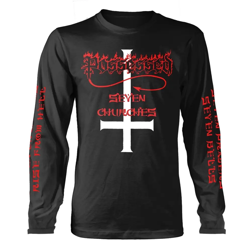 POSSESSED · Seven Churches | LONGSLEEVE POSSESSED · Seven Churches | LONGSLEEVE (Death Metal Clothes)