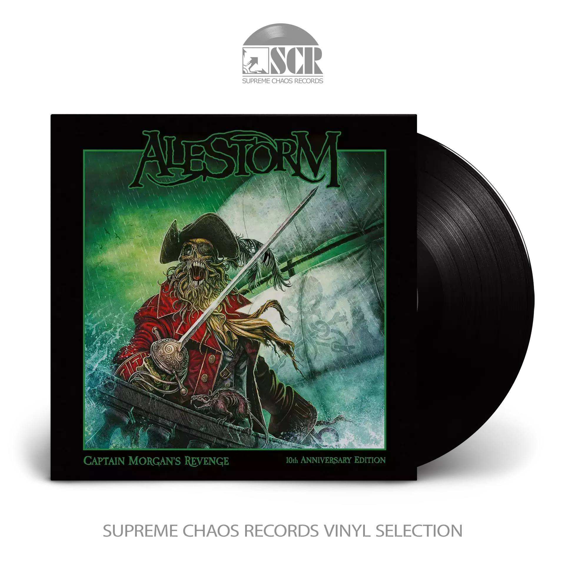 ALESTORM - Captain Morgan's Revenge - 10Th Anniversary Edition · BLACK LP