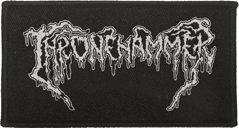 THRONEHAMMER · Logo Rectangular | PATCH THRONEHAMMER · Logo Rectangular | PATCH (Doom Metal/Epic Metal/Death Metal Others)