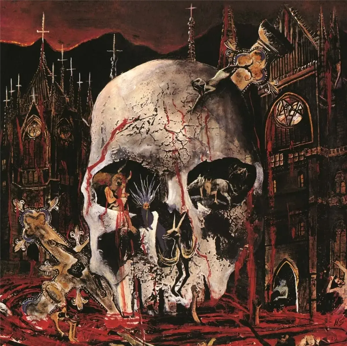 SLAYER - South Of Heaven · BLACK LP (Thrash Metal Vinyl) · Picture 1