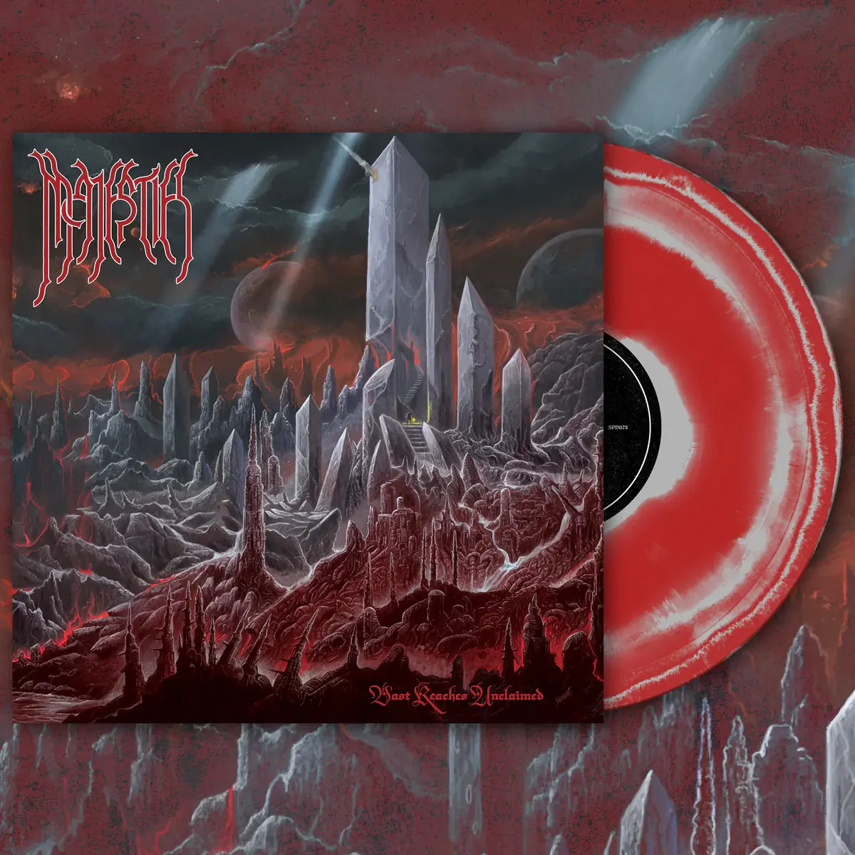 MAJESTIES - Vast Reaches Unclaimed · RED/SILVER LP MAJESTIES - Vast Reaches Unclaimed · RED/SILVER LP (Death Metal Vinyl)