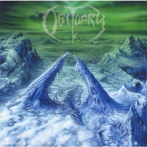 OBITUARY - Frozen In Time · GREEN/BLACK MARBLED LP (Death Metal Vinyl) · Picture 1
