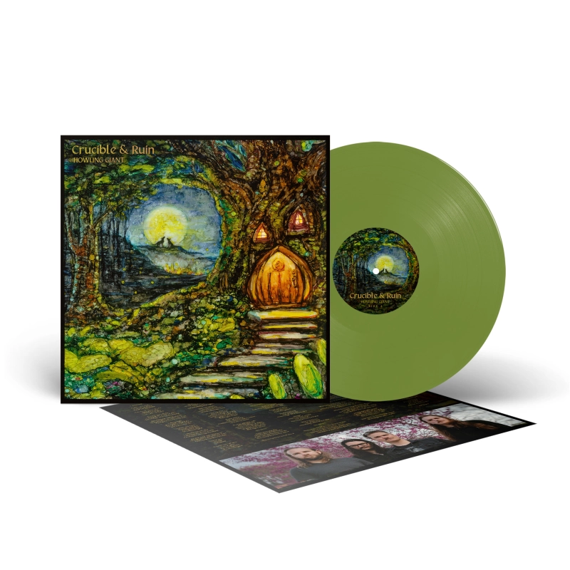 HOWLING GIANT · Crucible & Ruin | OLIVE GREEN LP (Psychedelic Rock/Doom Rock Vinyl) · Picture 2