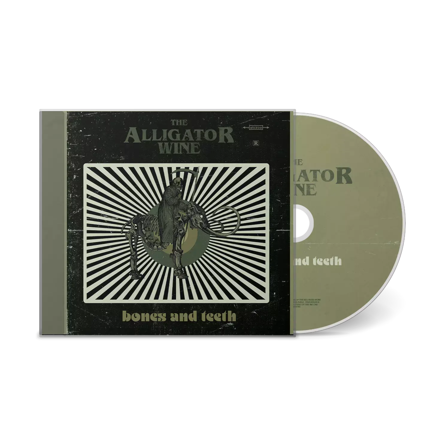 THE ALLIGATOR WINE - Bones And Teeth · JEWELCASE CD
