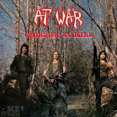 AT WAR · Ordered To Kill | BLACK LP AT WAR · Ordered To Kill | BLACK LP (Thrash Metal Vinyl)