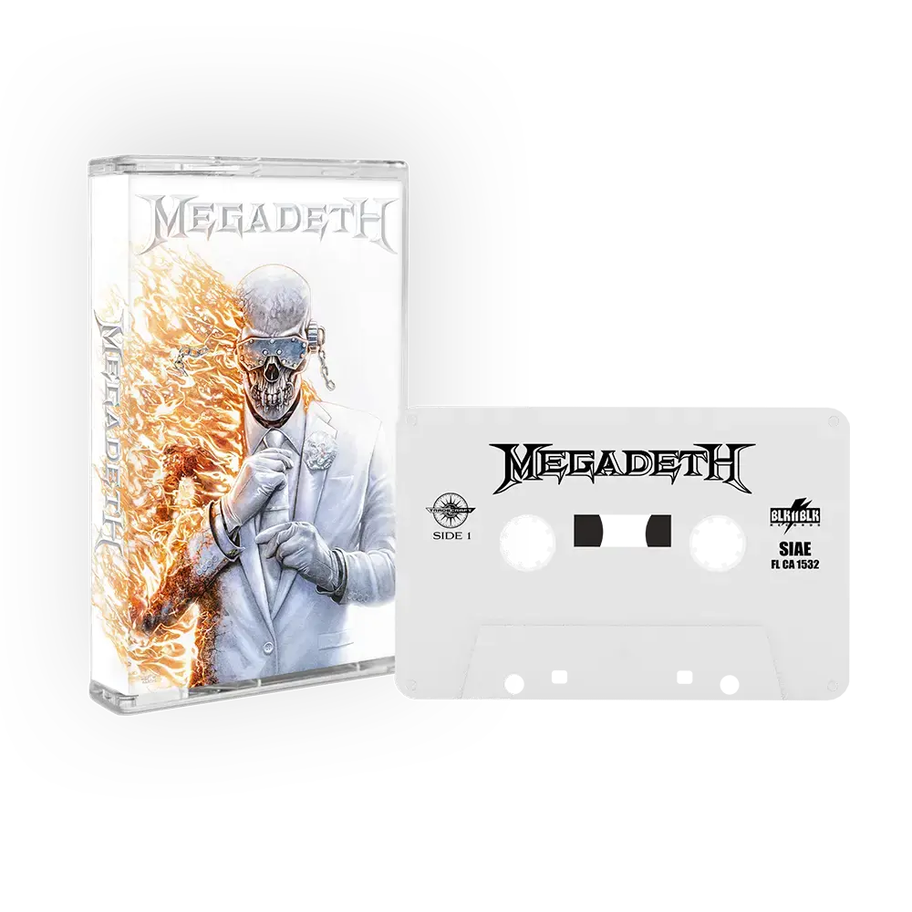 MEGADETH · Megadeth | WHITE TAPE MEGADETH · Megadeth | WHITE TAPE (Thrash Metal/Heavy Metal Tapes)