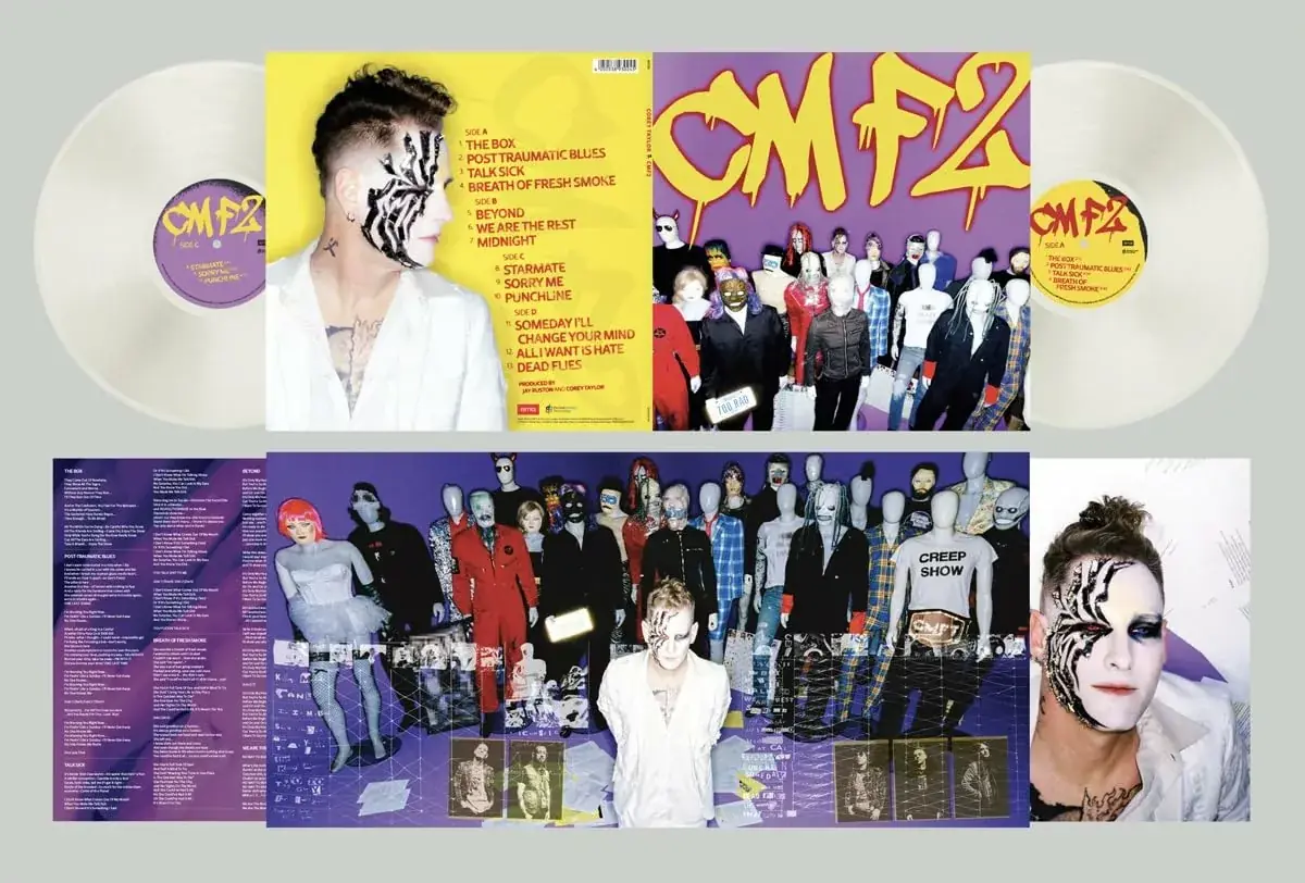 COREY TAYLOR - CMF2 · TRANSLUCENT MILKY CLEAR DLP COREY TAYLOR - CMF2 · TRANSLUCENT MILKY CLEAR DLP (Hard Rock Vinyl)