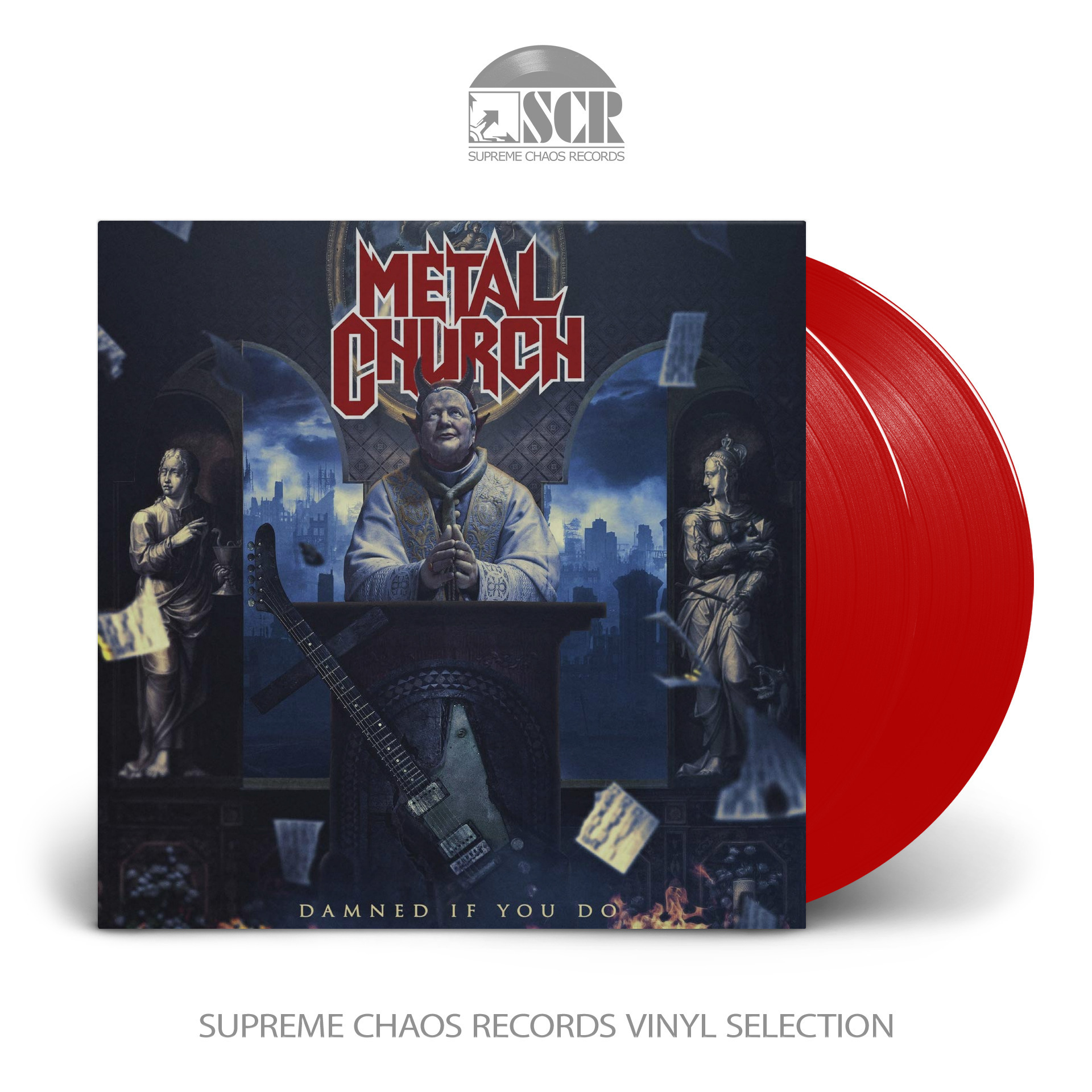 METAL CHURCH - Damned If You Do · RED DLP METAL CHURCH - Damned If You Do · RED DLP (Heavy Metal Vinyl)