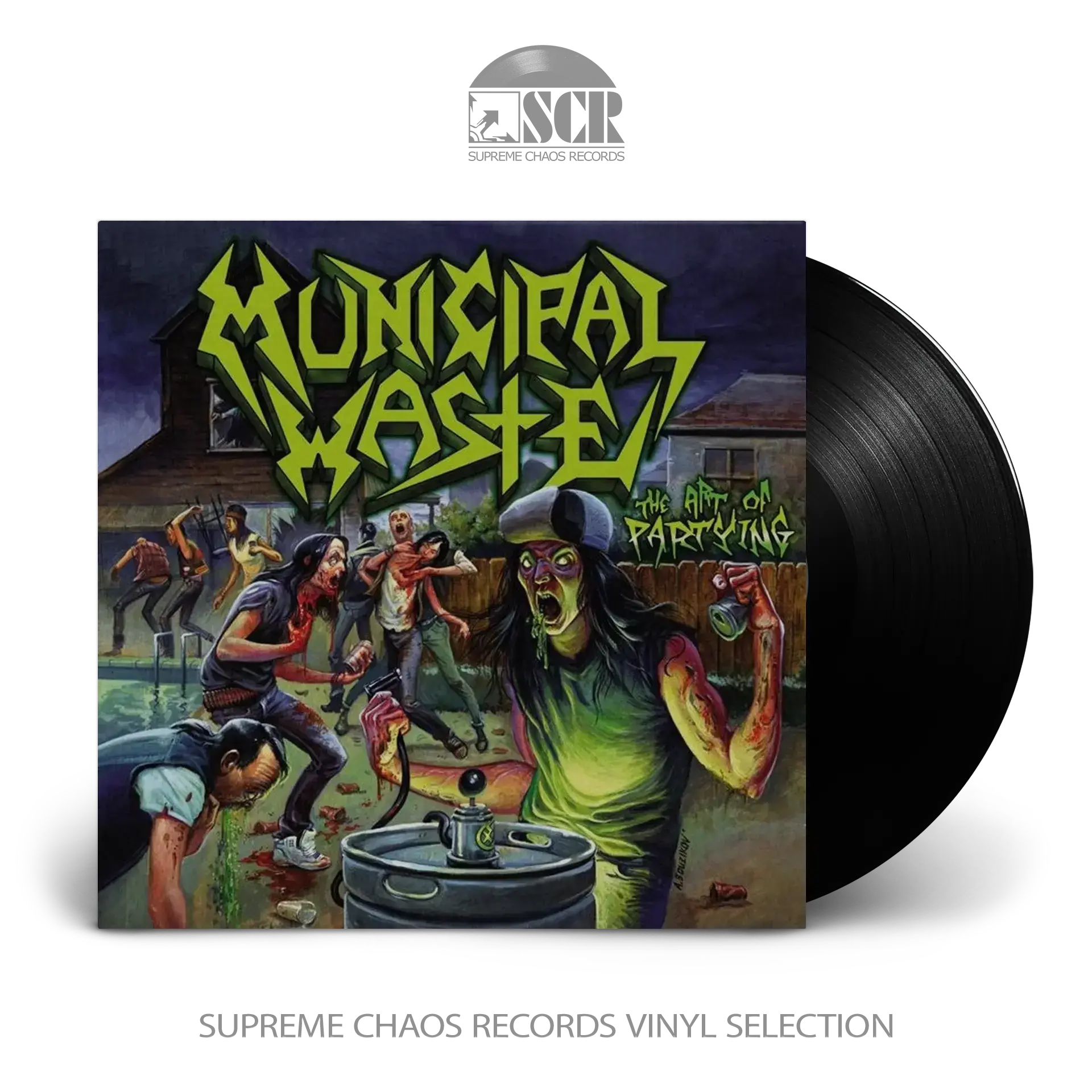 MUNICIPAL WASTE · The Art Of Partying | BLACK LP MUNICIPAL WASTE · The Art Of Partying | BLACK LP (Thrash Metal Vinyl)