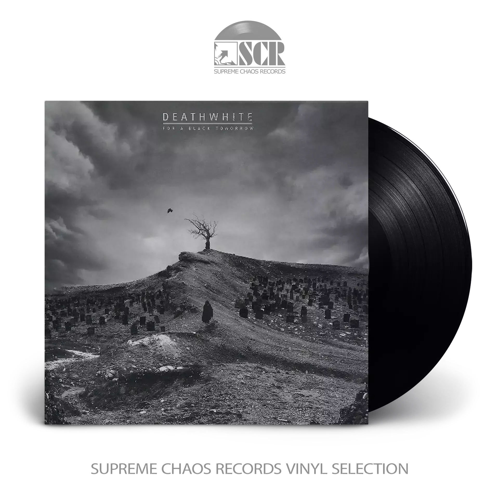 DEATHWHITE - For A Black Tomorrow · BLACK LP