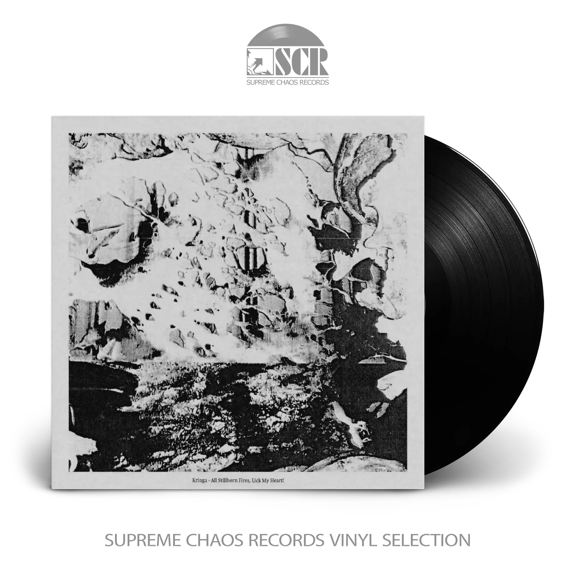 KRINGA · All Stillborn Fires, Lick My Heart! | BLACK LP (Black Metal Vinyl)
