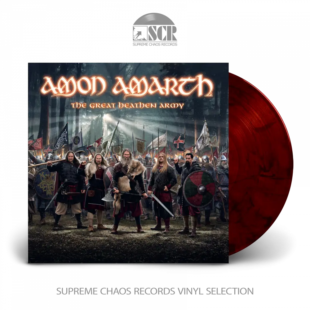 AMON AMARTH - The Great Heathen Army · BLOOD RED LP