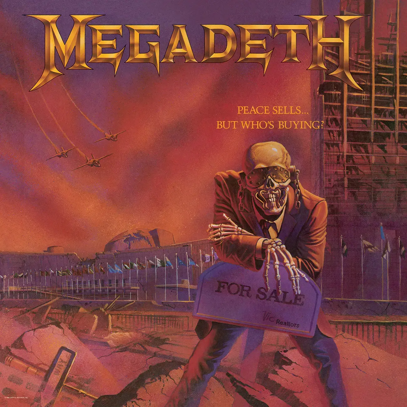MEGADETH - Peace Sells... But Who's Buying? · BLACK LP (Heavy Metal/Thrash Metal Vinyl) · Picture 1