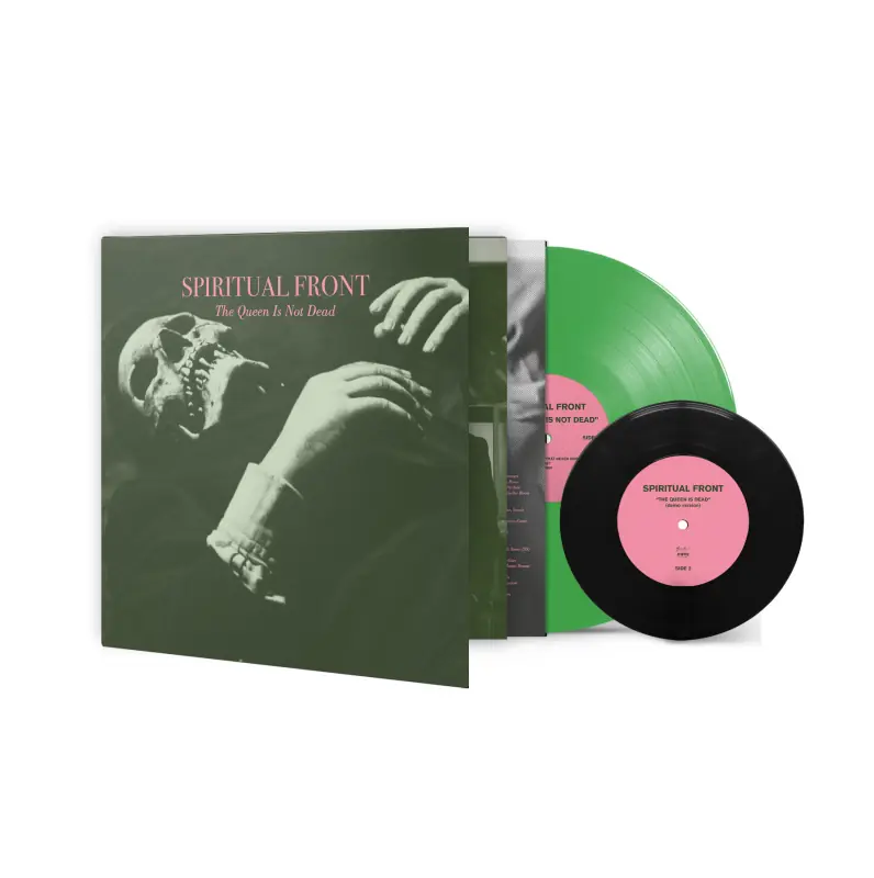 SPIRITUAL FRONT · The Queen Is Not Dead | LIGHT GREEN LP + 7" SPIRITUAL FRONT · The Queen Is Not Dead | LIGHT GREEN LP + 7" (Neofolk Vinyl)