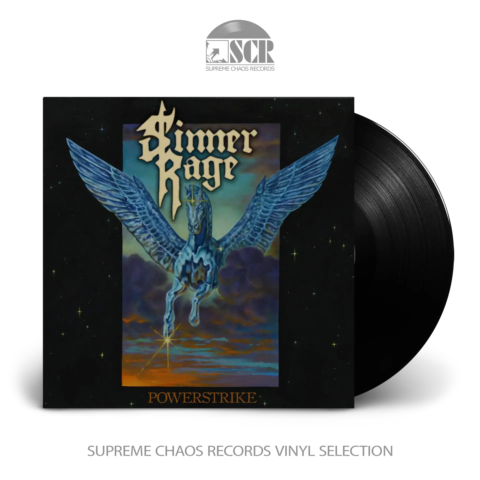 SINNER RAGE - Powerstrike · BLACK LP (Heavy Metal Vinyl)