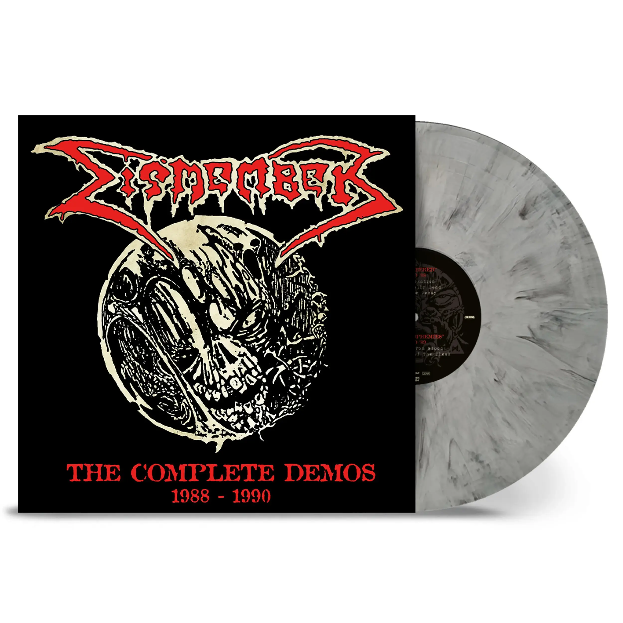 DISMEMBER - The Complete Demos 1988-1990 · GREY MARBLED LP DISMEMBER - The Complete Demos 1988-1990 · GREY MARBLED LP (Death Metal Vinyl)