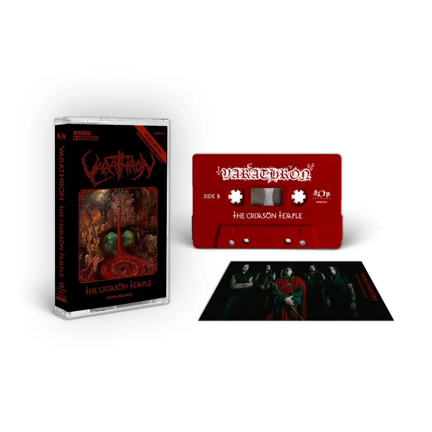 VARATHRON · The Crimson Temple | RED TAPE VARATHRON · The Crimson Temple | RED TAPE (Black Metal Tapes)