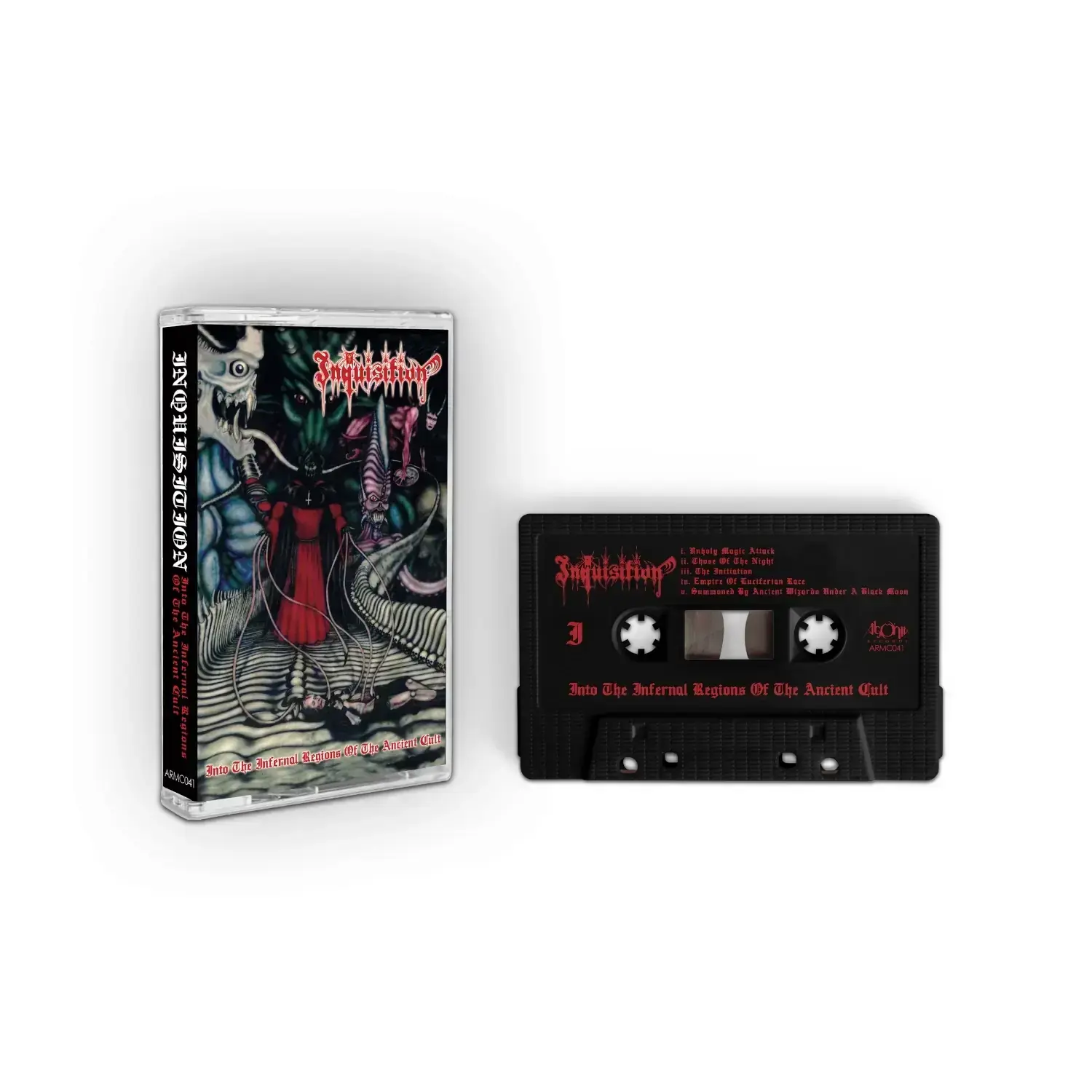 INQUISITION - Into the Infernal Regions of the Ancient Cult · BLACK TAPE INQUISITION - Into the Infernal Regions of the Ancient Cult · BLACK TAPE (Black Metal Tapes)