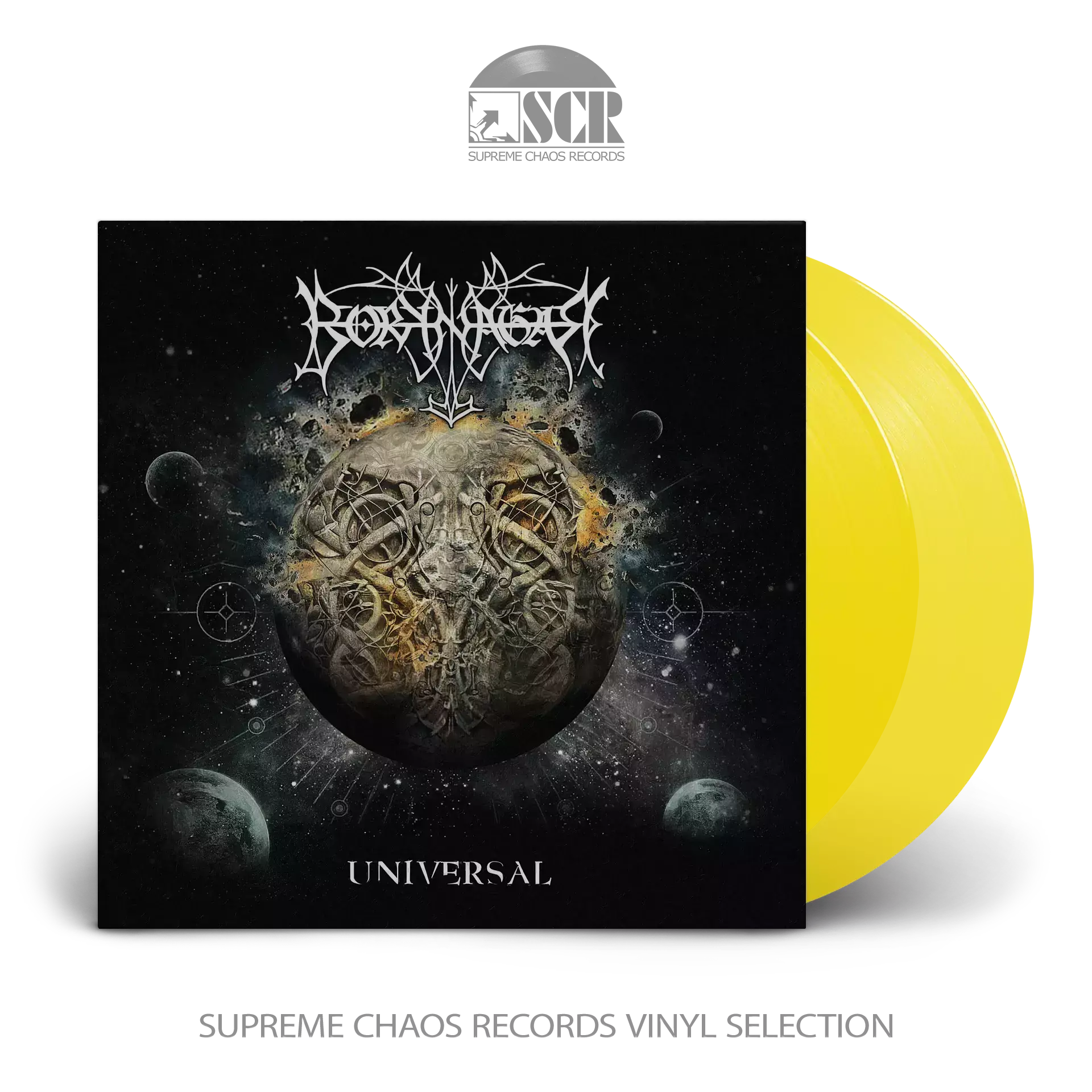 BORKNAGAR · Universal (Re-Issue 2023) | TRANPSARENT YELLOW 2LP BORKNAGAR · Universal (Re-Issue 2023) | TRANPSARENT YELLOW 2LP (Progressive Metal/Black Metal Vinyl)