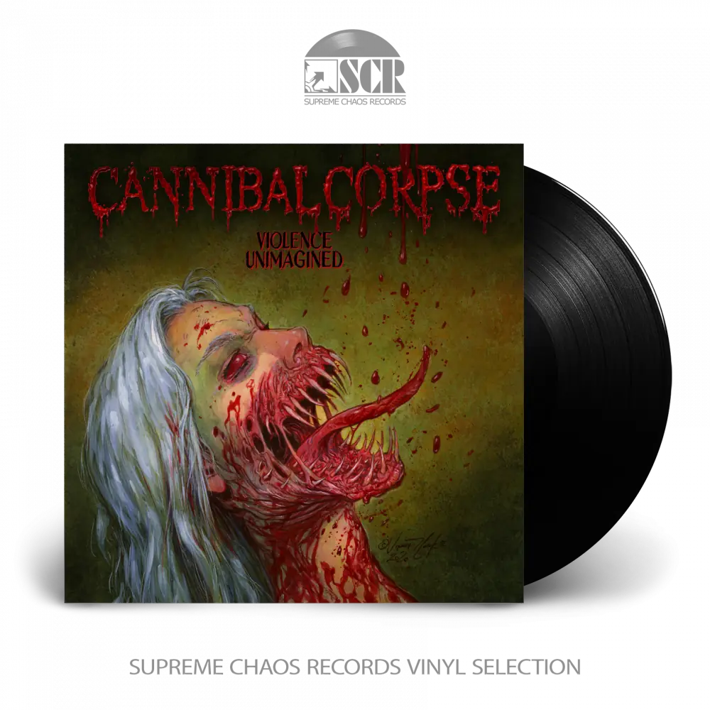 CANNIBAL CORPSE · Violence Unimagined | BLACK LP CANNIBAL CORPSE · Violence Unimagined | BLACK LP (Death Metal Vinyl)