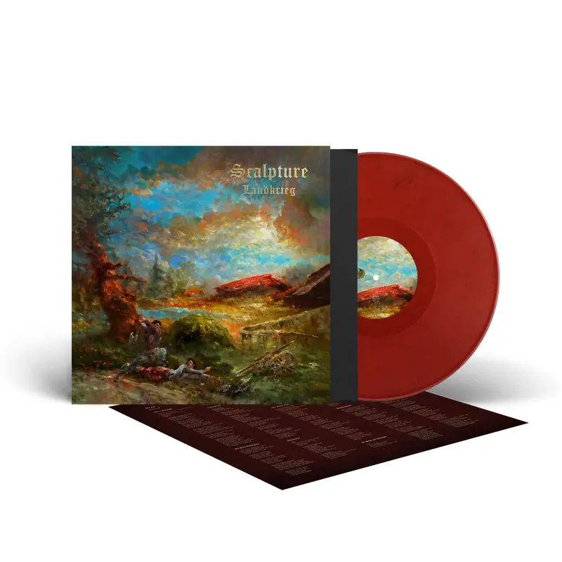 SCALPTURE - Landkrieg · RED BLACK MARBLED LP