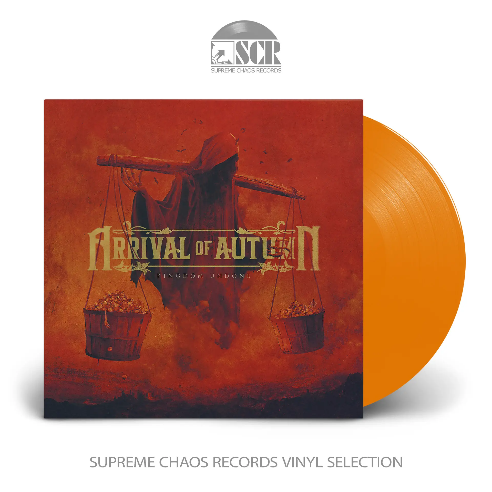 ARRIVAL OF AUTUMN · Kingdom Undone | ORANGE LP ARRIVAL OF AUTUMN · Kingdom Undone | ORANGE LP (Heavy Metal Vinyl)