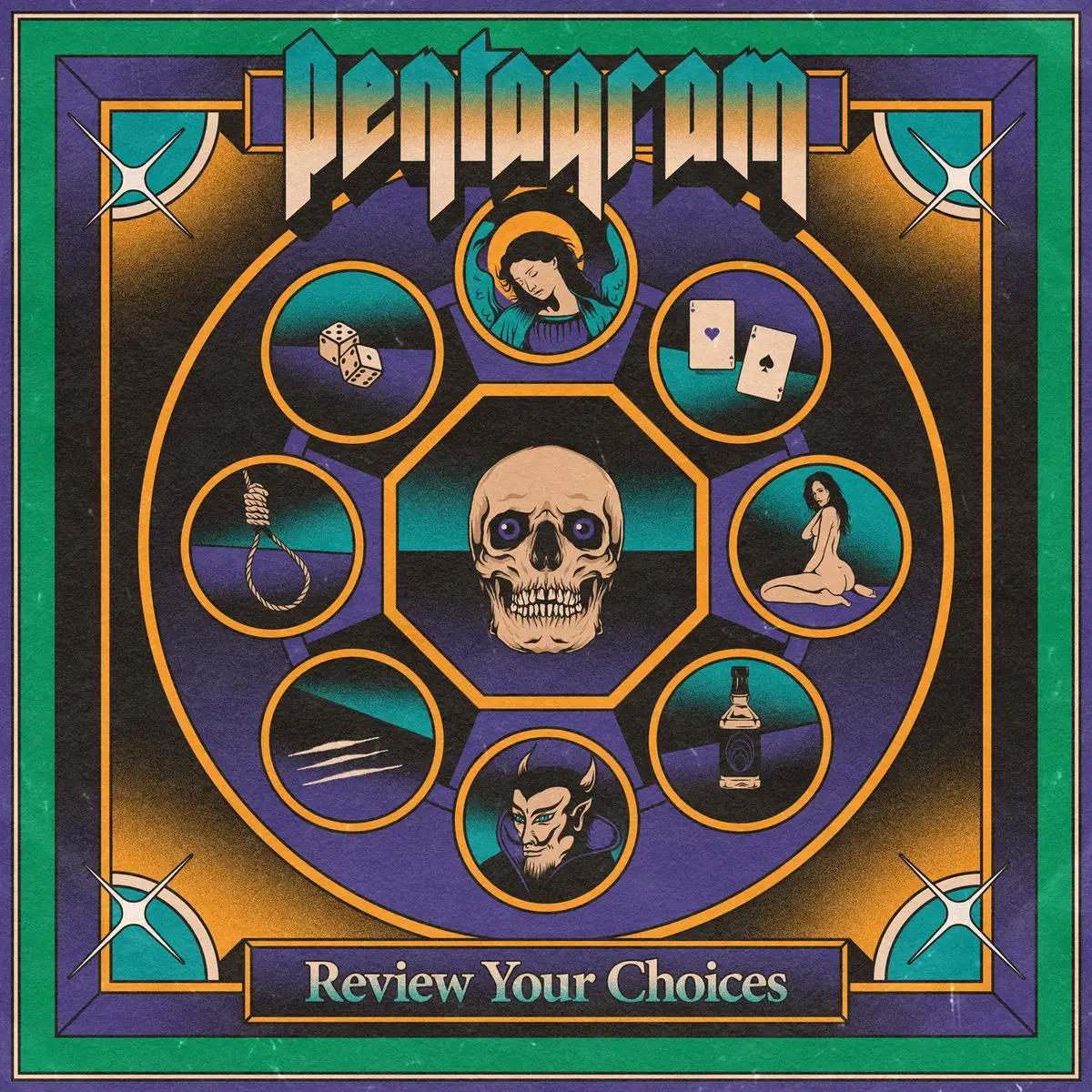 PENTAGRAM - Review Your Choices (Re-Release 2024) · NEON GREEN LP · Picture 1 PENTAGRAM - Review Your Choices (Re-Release 2024) · NEON GREEN LP (Doom Metal Vinyl) · Picture 1