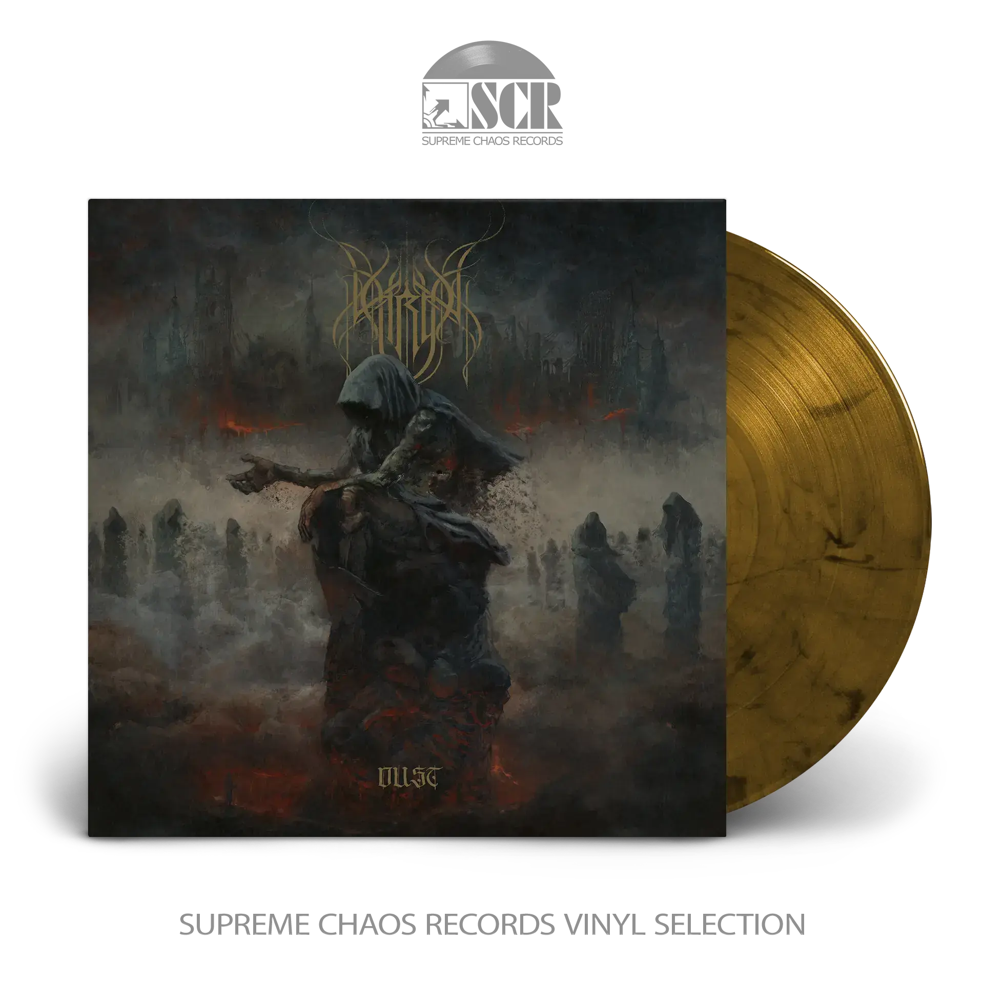 THRON - Dust · AMBER LP THRON - Dust · AMBER LP (Black Metal Vinyl)