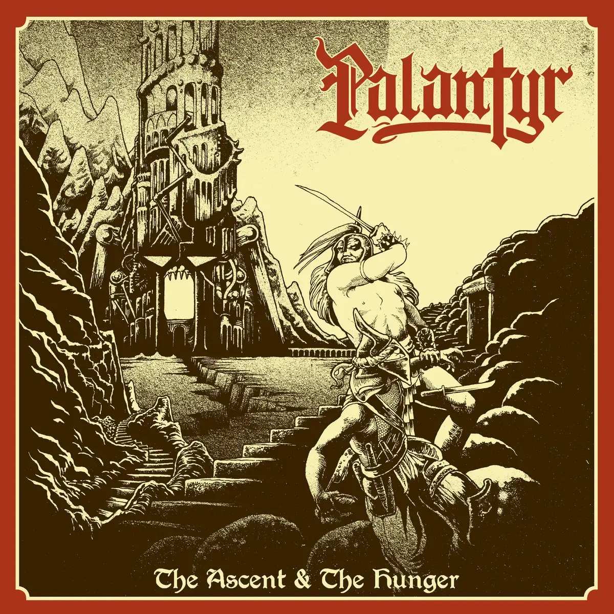 PALANTYR - The Ascent & The Hunger · BLACK LP (Heavy Metal/Speed Metal Vinyl) · Picture 1