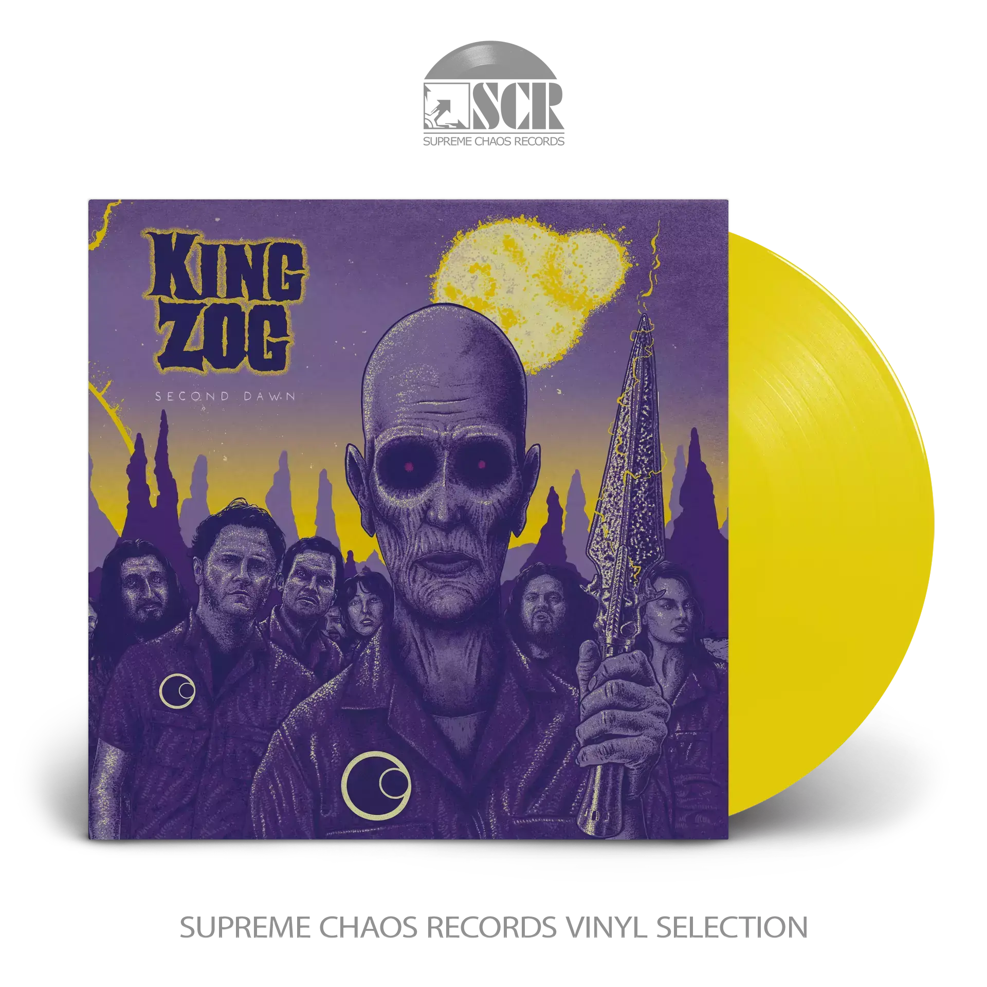 KING ZOG - Second Dawn · YELLOW LP KING ZOG - Second Dawn · YELLOW LP (Doom Metal Vinyl)