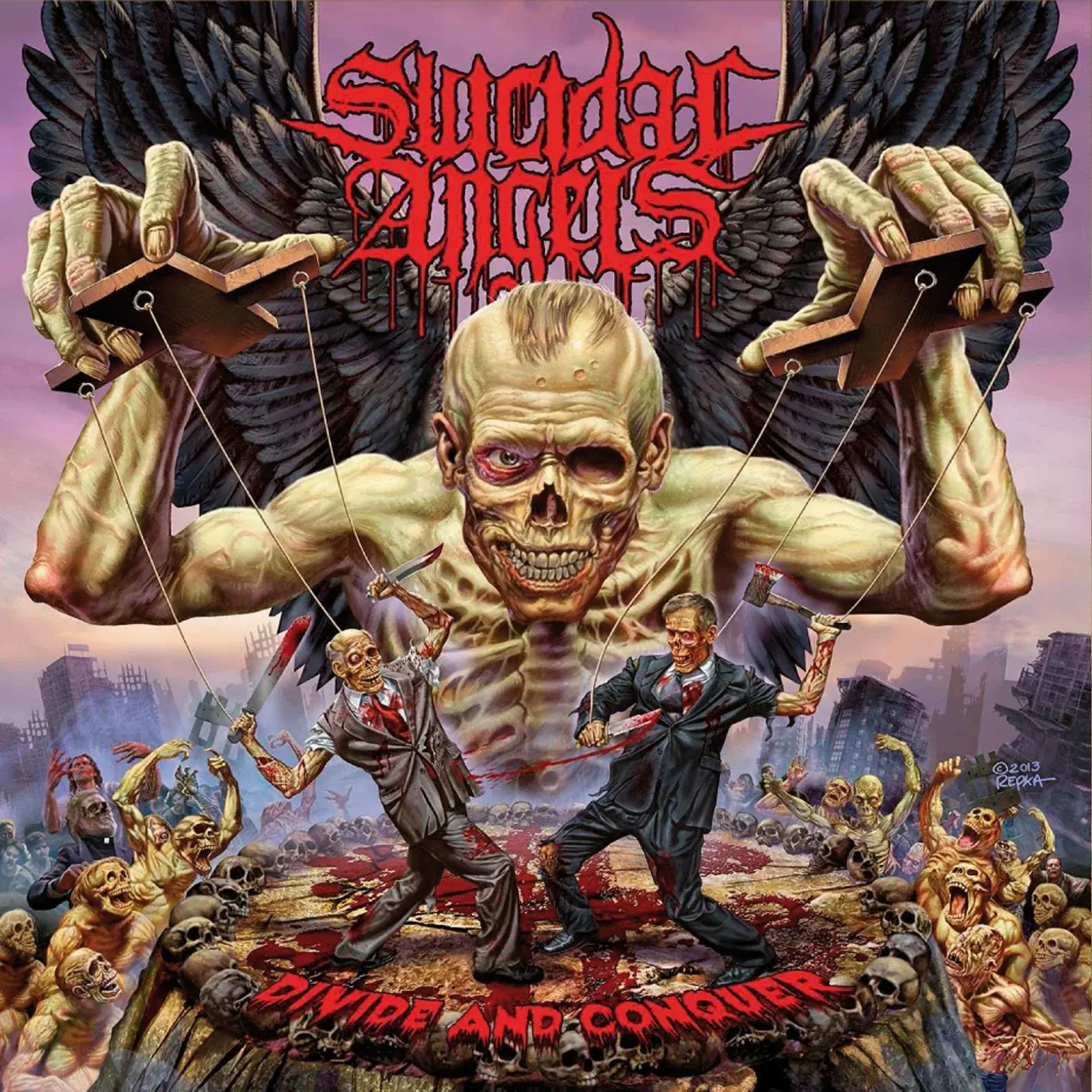 SUICIDAL ANGELS - Divide And Conquer · DIGIPAK CD