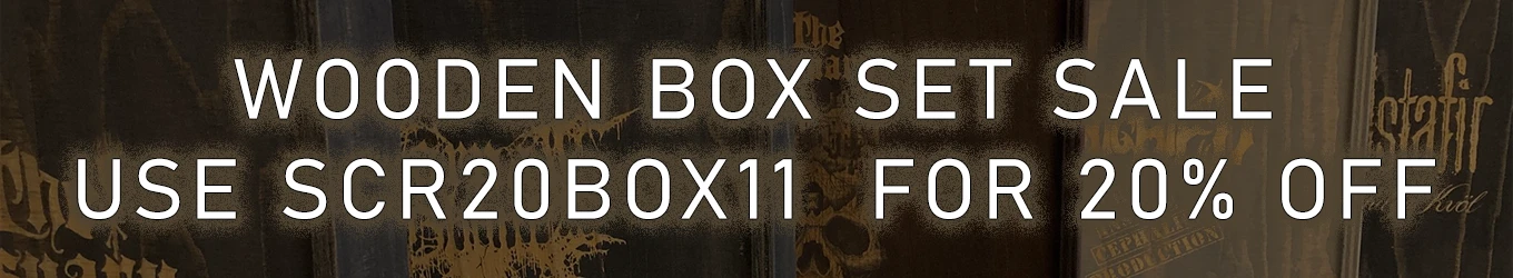 SCR exclusive Wooden Box Sets 20% off