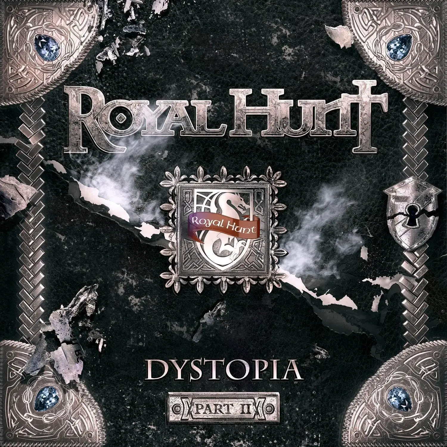 ROYAL HUNT · Dystopia - Part II | BLACK 2LP · Picture 1 ROYAL HUNT · Dystopia - Part II | BLACK 2LP (Progressive Metal/Heavy Metal Vinyl) · Picture 1