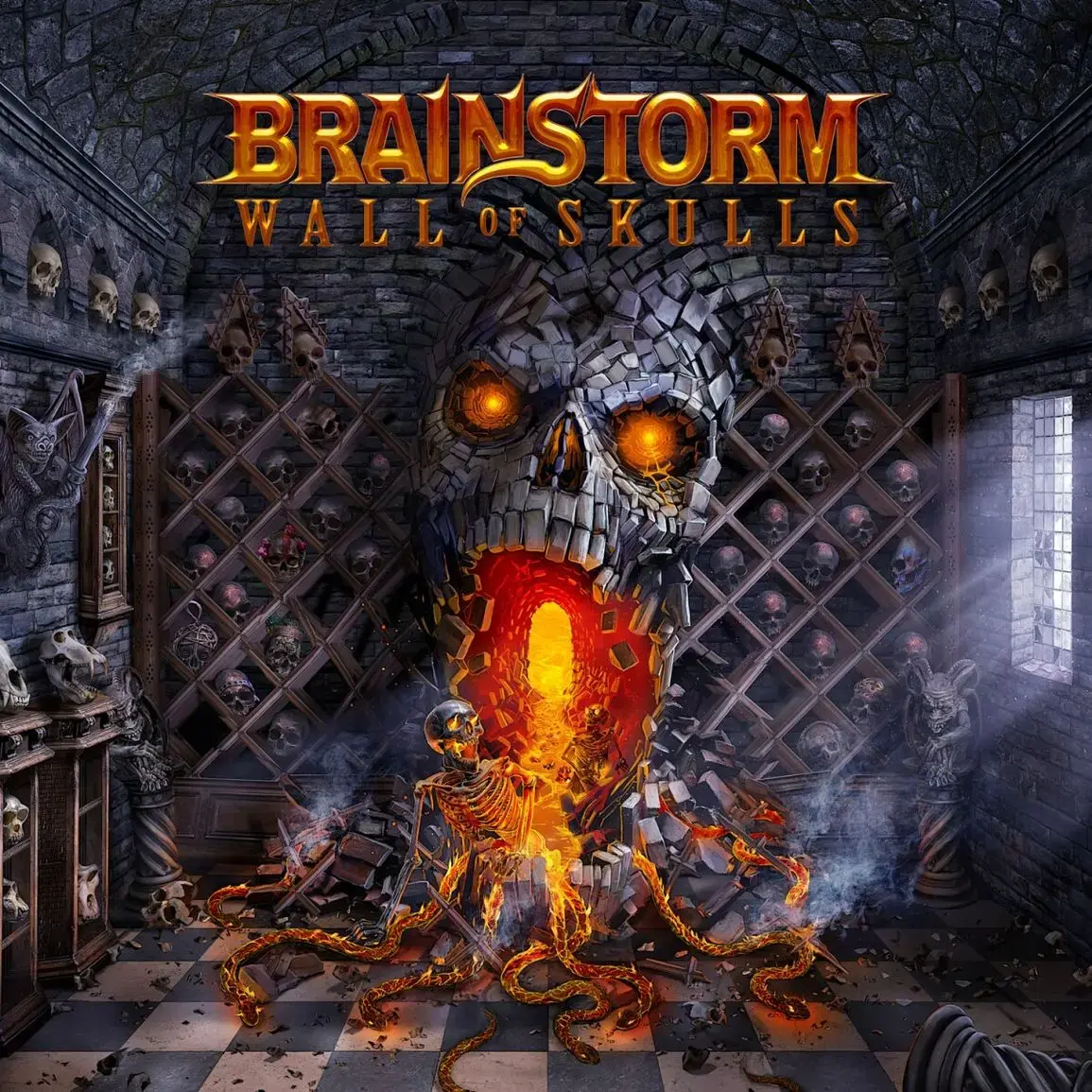 BRAINSTORM · Wall Of Skulls | RED LP (Heavy Metal Vinyl) · Picture 1
