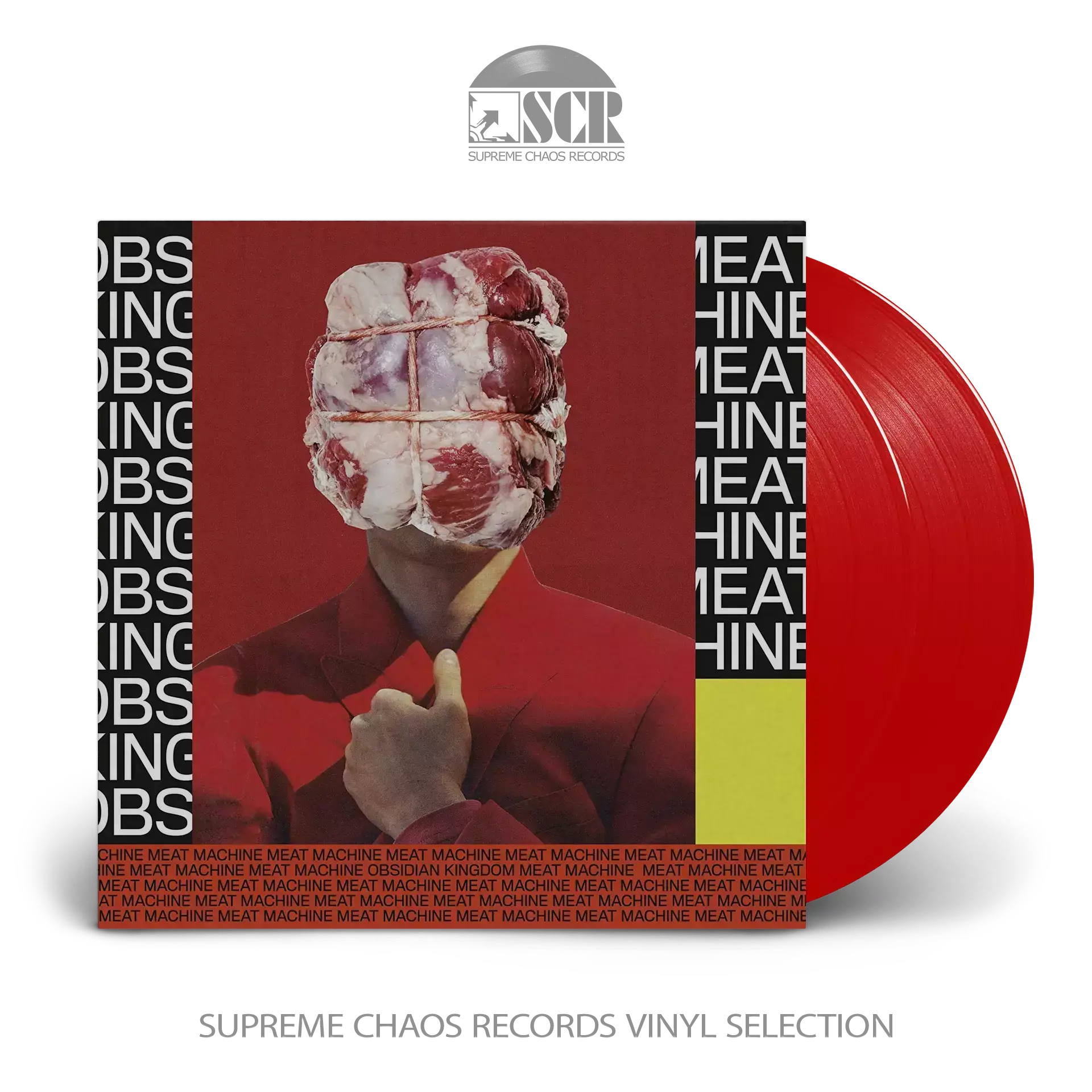 OBSIDIAN KINGDOM · Meat Machine | RED 2LP (Progressive Metal Vinyl)