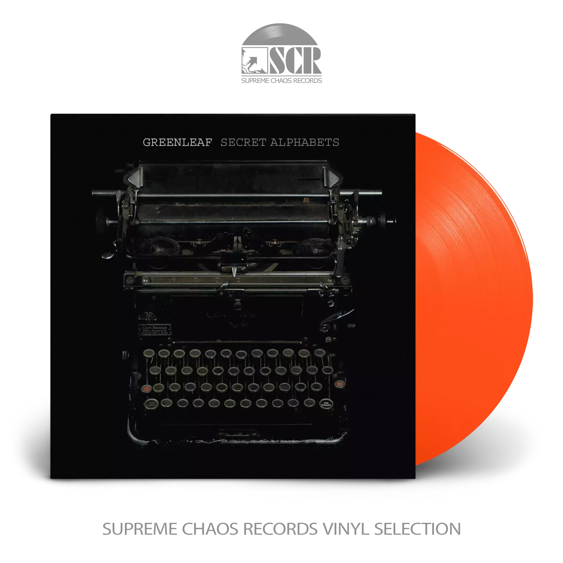 GREENLEAF · Secret Alphabets | NEON ORANGE TRANSPARENT LP (Stoner Rock Vinyl)